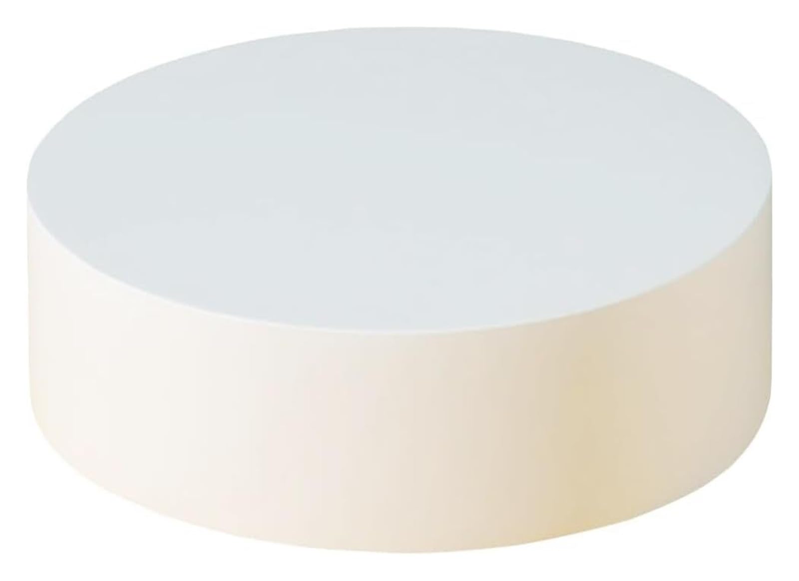 LQZAXSRDR Clear Acrylic Display Block, Acrylic Display Cylinder Block Clear Solid Polished Multiple Sizes(Diameter 11cm Height 3cm)
