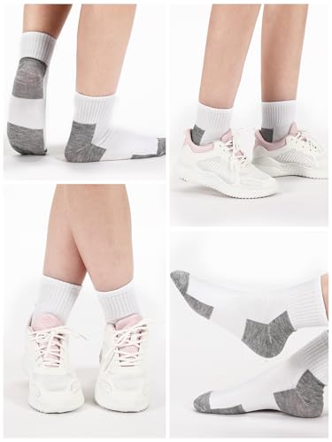 Image of Tarpop 100 Pairs Bulk Mens Socks Moisture Wicking Casual Sports Ankle Socks for Homeless Unisex Adult Men Women