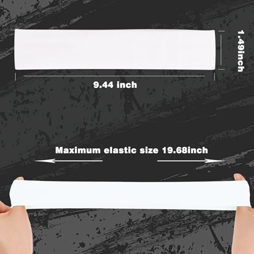 Image of Workout Headbands Non Slip Headband Sport Headbands Sweatbands Elastic Sport Hair Bands for Sports Travel Indoor Fitness Gym