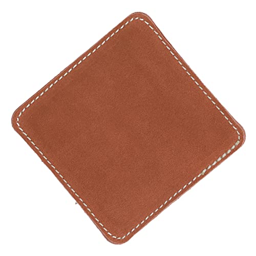 Billiard Cloth Pool Burnisher Cleaner, Leather Sweat and Dirt Wipe Off Extend Lifespan Small Portable Size for Great Using (Coffee)