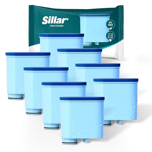 Sillar 8x Wasserfilter für Kaffeevollautomaten | Kompatibel mit Philips AquaClean CA6903/10 CA6903/22 CA6903 Kalkfilter, Filterpatrone für Saeco und Philips Kaffeemaschinen
