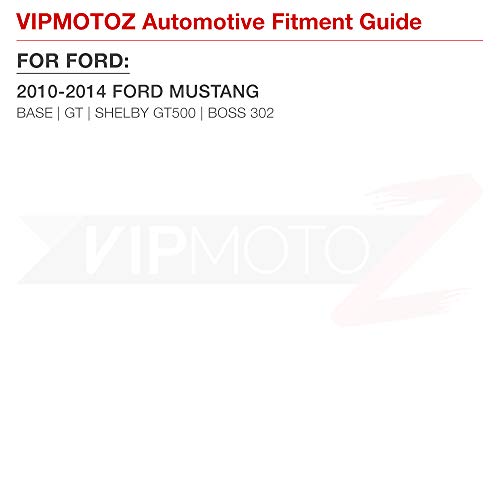 VIPMOTOZ Full White LED Smoke Lens Front Side Marker Light Parking Lamp For 2010-2014 Ford Mustang S197, Driver & Passenger Side