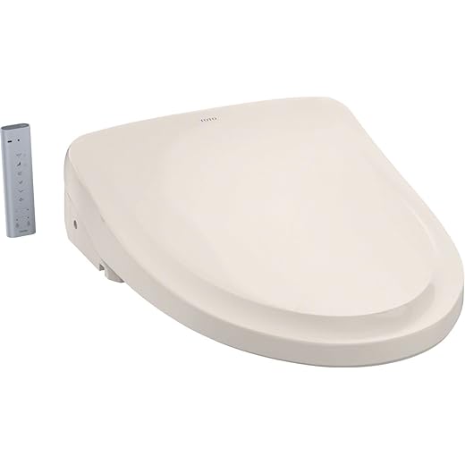 TOTO SW3054#01 S550E Electronic Bidet Toilet Seat with Cleansing Warm, Nightlight, Auto Open and Close Lid, Instantaneous Water Heating, and EWATER+, Elongated Classic, Cotton White