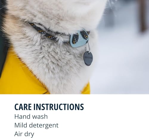 RUFFWEAR Knot-a-Collar mittelgroßes Hundehalsband, Kletterseil, verstellbar und stabil für Spaziergänge mit dem Hund, Größe M (36–50 cm), Obsidianschwarz