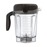 Vitamix Explorian Low-Profile 2 Litre Wet Container for Large Batches, Laser Cut Blades & BPA Free for C, G Series and Explorian Blenders - Extra or Replacement Blender jug