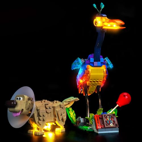 BrickBling Light Compatible with Lego Pixar Kevin & Dug, LED Lighting Compatible with Lego 43290 (Lights Only, Excluding Model Set)