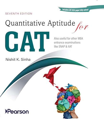 Image of Pearson Quantitative Aptitude for CAT 2025| Solved 2024 paper | Includes Mock tests | for SNAP & XAT