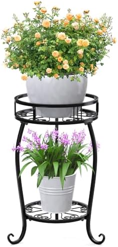 Lot De 6 Supports Porte Plante Interieur, Pot De Fleurs En Métal Support Pour Plantes En Pot