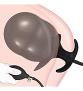 ChicLSQ Neuer Aufblasbare Anal Plug mit Pumpe Silikon Butt Plug Inflation Große Analplug Dildo An...