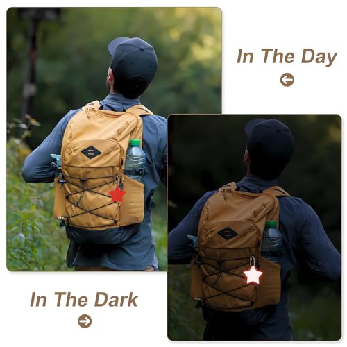 Seamart 24 Stück Sicherheits Reflektor Anhänger, Schlüsselanhänger, Kinder Reflektor Anhänger für Schulranzen, Fahrräder, Hundehalsbänder & Outdoor Aktivitäten