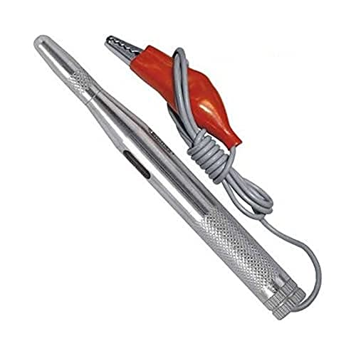 Wert W 2605, Oto Elektrik Kontrol Kalemi, Metal Gövdeli, 6/24V, Gri, Kırmızı