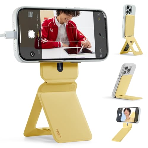 Trípode móvil MOFT invisible para iPhone 17/16/15/14/13/12, soporte panna cotta con 3 modos