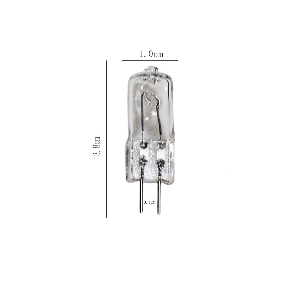 40 Pcs/Lot halogène G4 220 V 35 W 50 W Dimmable verre clair 12 * 37 MM blanc chaud 2700 K ampoule de tungstène pour l'éclairage de lustre-G4-220v-20w_40 pièces (blanc chaud)