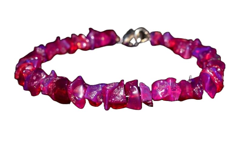 Gems bracelet opale éthiopienne argent 925, idée cadeau anniversaire femme bijoux fins