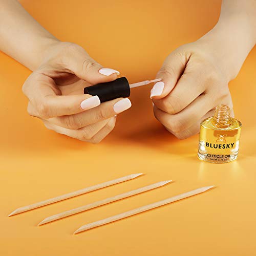 Bluesky Wooden Cuticle Sticks 10 Pieces, Orange Holz Nagelhaut Sticks, Nagel Häutchen, Nagelhautschieber, Nagel Kunst… – Bild 5