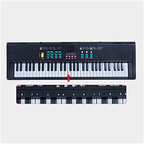 WKLIANGYUANPING Clavier de Piano 61 Touches numériques électrique Piano Clavier de Musique électrique multifonctionnelle… - Les Beatles, Paul McCartney, John Lennon, RIngo Starr, George Harrison WKLIANGYUANPING Clavier de Piano 61 Touches numériques électrique Piano Clavier de Musique électrique multifonctionnelle… – Image 3