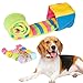 lamphle Sniffing Toy for Dogs Interactive Snuffle Ball Collapsible Food Hiding Bite-Resistant Anxiety Relief Mental Stimulation Dog Pet Nose Green M