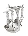 Godinger Airplane Bar Tools Set, Stainless Steel Bar Set, 5 Piece Set, Gift Set