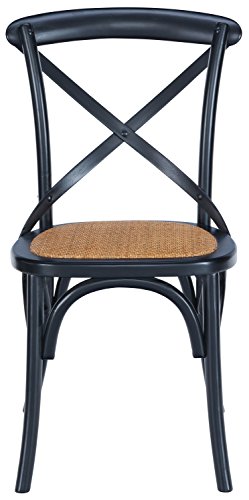Poly and Bark Cafton Crossback Chair in Black