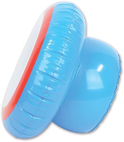 Miniatura 4 de Beistle 2 protectores inflables de 12 pulgadas para temática de cómics de Halloween, accesorios de disfraces de héroes, suministros de fiesta,