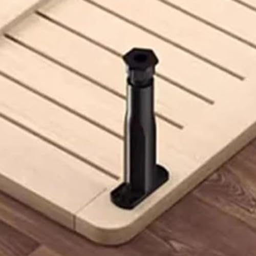 Fovolat Suporte central de estrutura de cama, pernas ajustáveis para cama - suportes seguros, substi