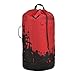 Poeticcity Style Halloween Red Blood Fledermäuse Burg Hintergrund Rucksack Wäschesack Kordelzug Korb Schmutzwäsche Mülleimer Spielzeug Aufbewahrung mit verstellbaren Schultergurten für Reisen Zuhause