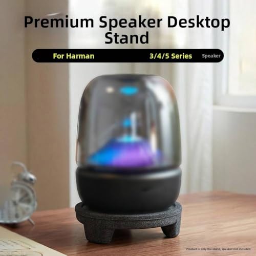 Soporte para altavoz de ABS resistente elevador de audio gris de 10cm 2