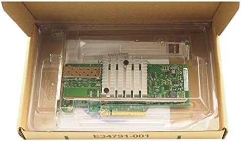 Tarjeta de red Intel 82599 X520-DA1 E10G41BTDA PCI-E x8 de 10 Gbps con puerto SFP+ único miniatura 4