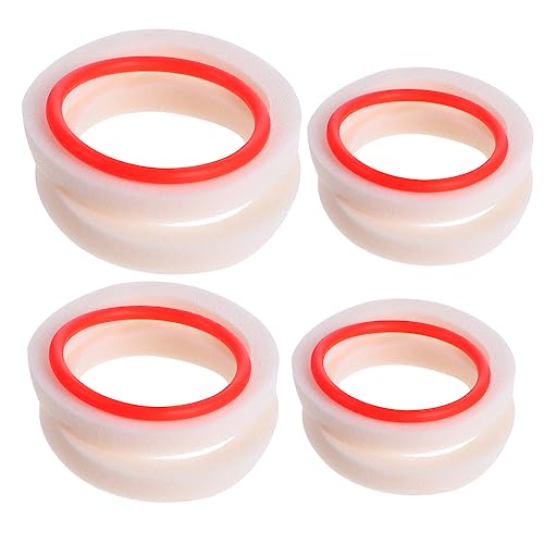 MUELODSIC 4sets Bike Front Fork Sponge Seal Absorption for Easy to Use Oil Storage Tear- for Maintenance Repair