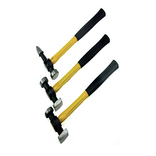 Hfs (R) 7 Pcs Set Auto Body Fender Repair Tool Hammer Dolly Set #TOP5