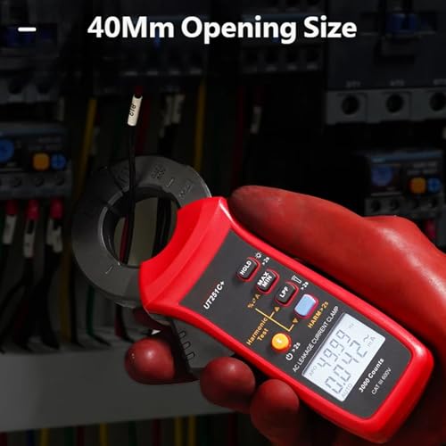 Pinza Amperimétrica Profesional para Corriente de Fuga UT251CPlus con Apertura de Mandíbula de 40mm y Memoria para 99 Grupos para Mantenimiento Eléctrico Industrial miniatura 5