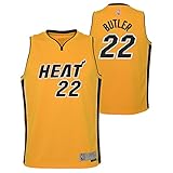 Outerstuff NBA Boys Youth (8-20) Jimmy Butler Miami Heat Earned Edition Jersey, Small (8)