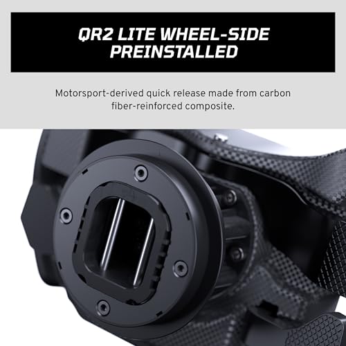 Image of FANATEC Sim Racing CSL Steering Wheel GT3 - Overmolded Grips, Custom Magnetic Shifters, Dual Analog Paddles, OLED Display, QR2 Lite Wheel-Side Preinstalled - PC