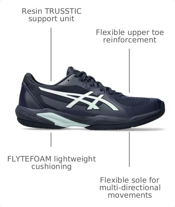 Image of ASICS Mens Men's Solution Swift Flytefoam 2 Tennis Shoes