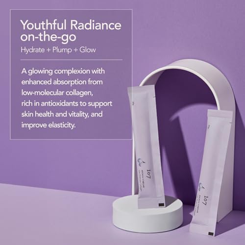 107 ARONIA Vinegar Low Molecular Collagen Jelly Stick, Contains Vitamin, Collagen, Hyaluronic Acid, Elastin, Probiotics, Korean Beauty Collagen, Supports Inner Beauty, 20g x 14 Pouches - Image 3