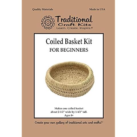Traditional Craft Kits Coiled Basket Kit for Beginners Cover