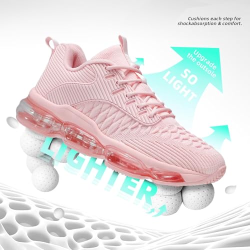 Image of Kapsen Womens Walking Running Shoes Air Cushion Breathable Fashion Tennis Sneakers Mesh Workout Casual Athletic Sports Gym