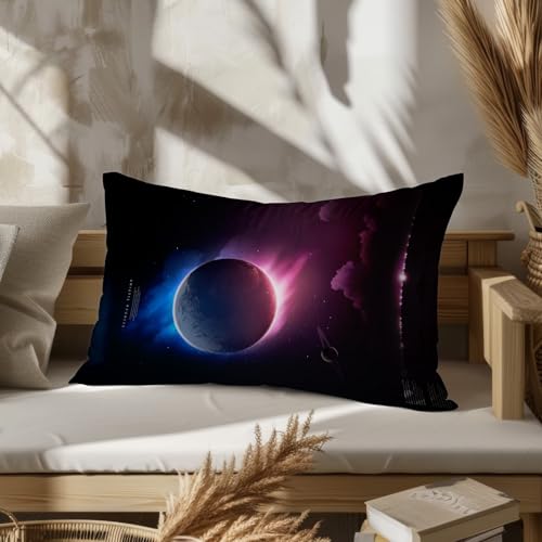 Housse coussin XXL extérieur et taie d'oreiller rectangulaire décorative 50x75 - 4