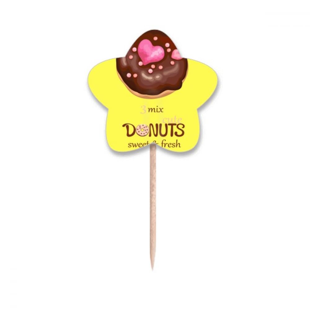Cure-dents cœur et drapeaux pour sublimer vos coffrets de chocolats