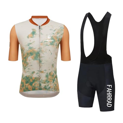 Ensemble de cyclisme homme maillot et short rembourré 9D pour vos sorties estivales