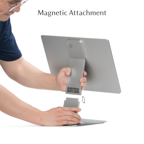 Image of SOTSU FlipAction Pro 16 inch Gen2 Premium Portable Monitor | Super Compact | Pivot Rotate | 2560x1600 DCI P3 | 120Hz | 400 Nits | Full Metal CNC | Perfect Match for Mac and Windows (Metallic Gray)