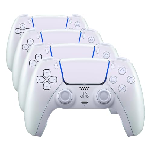 Image of PlayStation DualSense Wireless Controller - Chroma Pearl (Pack of 4)