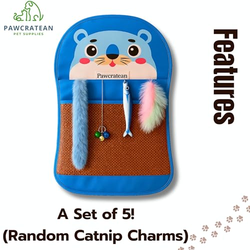 Tapete para gato de fieltro suave con charms 27 pulgadas miniatura 4