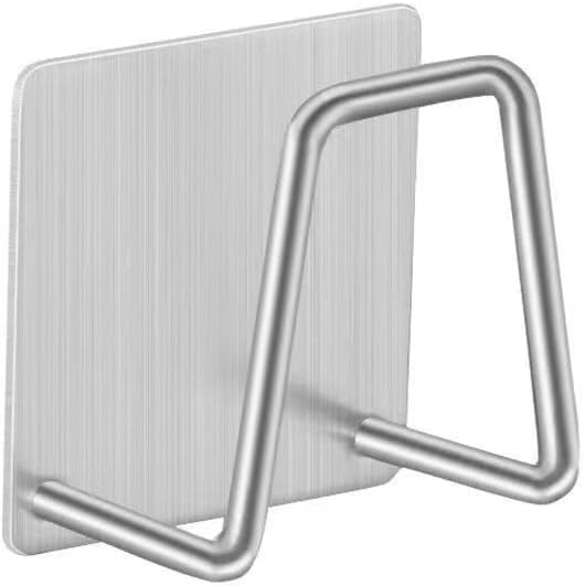 Supcline Hooks for Hanging Stick on Heavy Duty Wall Hooks Self Bathroom or Kitchen Stainless Steel