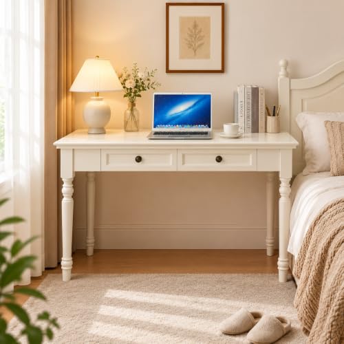 L shaped solid wood executive desk