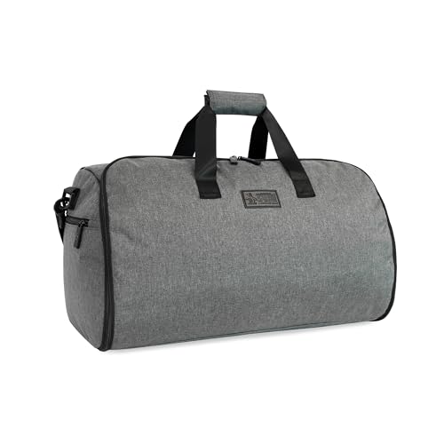 ORIGINAL PENGUIN Rolling Duffel, Grey Crosshatch