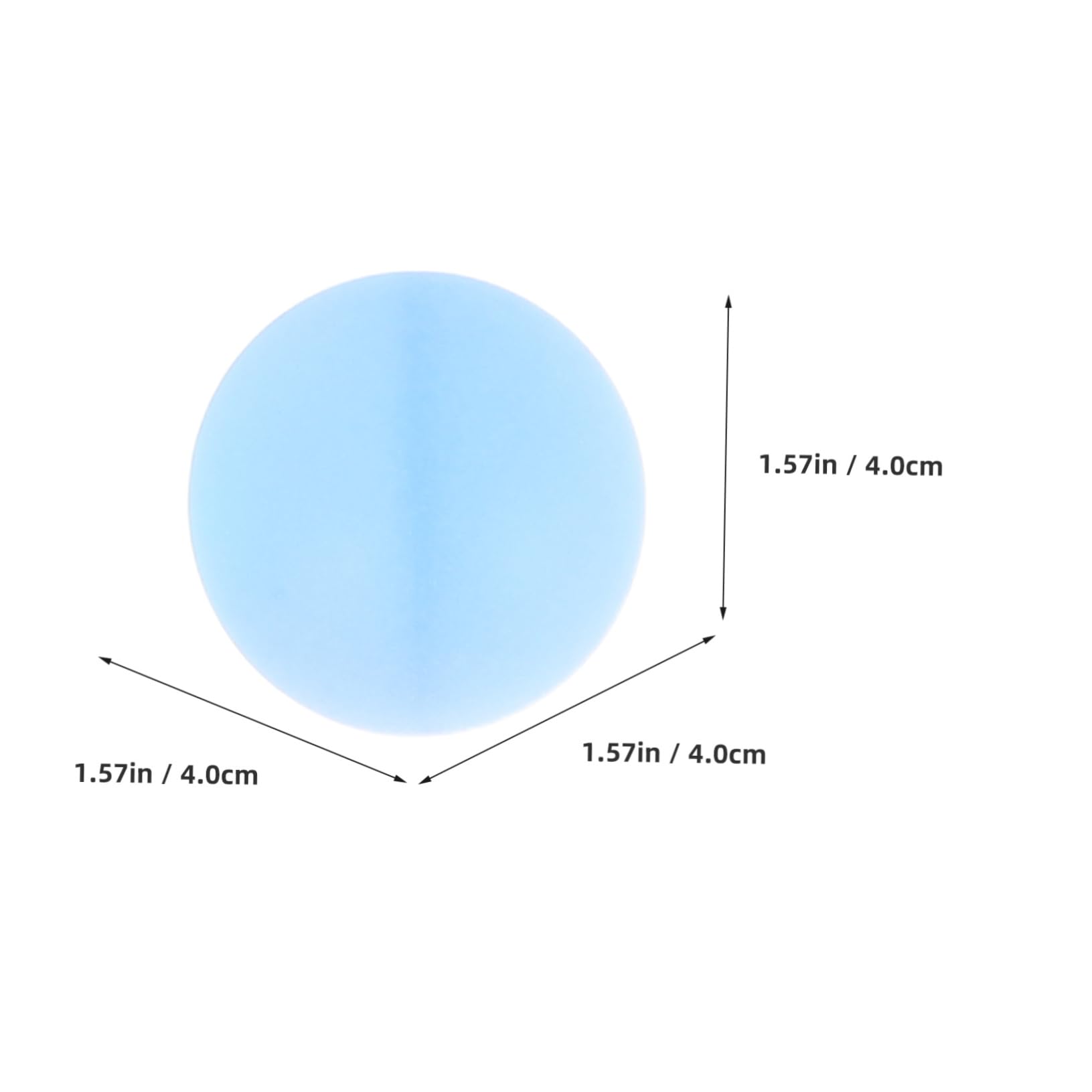 Milisten 150Pcs Table Tennis Balls Game Props for Parties Durable Reusable for Recreational Activities