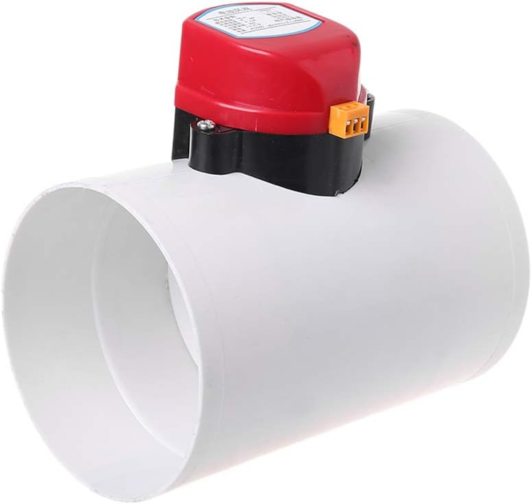 VIOKS Grille de ventilation 150 mm en acier inoxydable, clapet anti-retour pour extracteur de