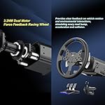 PXN Force Feedback PC Racing Wheel, Detachable 270/900 Degree V99 Driving Gaming Race Sim Steering Wheel Simulator with Pedals and Shifter for Windows PC, PS4, Xbox One, Xbox Series X/S - Image 3