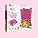 Bentgo Kids Stainless Steel Leak-Resistant Lunch Box - 3-Compartments with Bonus Silicone Container, Durable, Eco-Friendly, Dishwasher Safe, BPA-Free, Ideal for School, Ages 3+ (Fuchsia)
